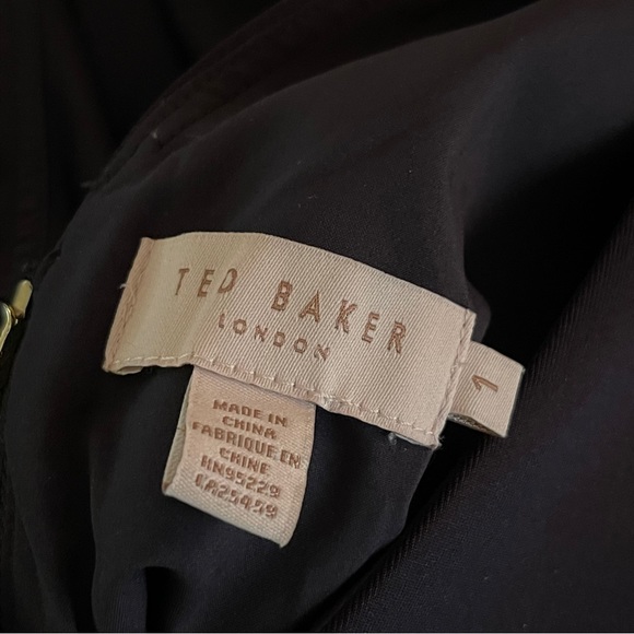 Ted Baker London Lantaa Ruffle Detail Skater Dress 1 Small - Picture 4 of 8